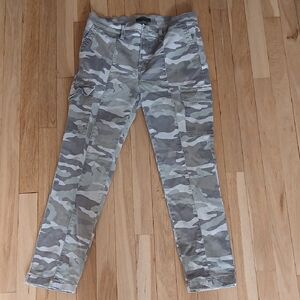 J. Crew Camouflage Waistband Pants in Green and Gray SIZE 29